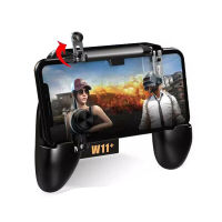 W11 + PUGB จอยควบคุมเกมสำหรับมือถือปราศจากไฟ PUBG จอยสติ๊กเล่นเกมโลหะ L1R1จอยสติ๊กสำหรับโทรศัพท์มือถือ IOS