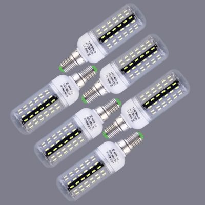 CarCool หลอดไฟ LED 12W จำนวน6ชิ้นหลอดไฟข้าวโพด E14 AC110V-120V ดวงโคมไฟสปอตไลท์ขนาดเล็กสว่าง