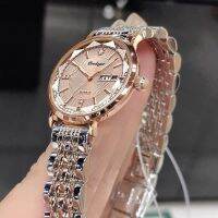 2022 Swiss New Dual Calendar Day Luminous Womens Watch Niche Light Luxury Temperament Waterproof Student Trend