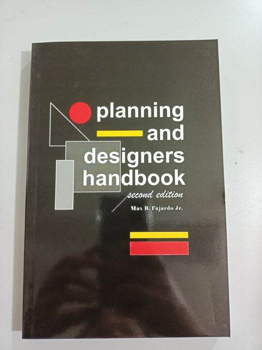 PLANNING AND DESIGNERS HANDBOOK ByMax Fajardo Lazada PH