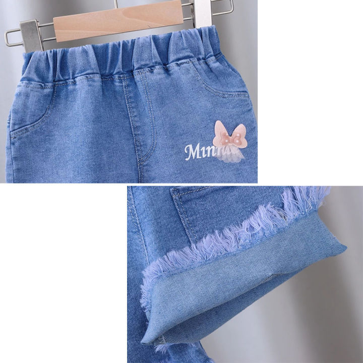 baby-girls-shorts-jeans-kids-eastic-band-short-pant-2022-summer-1-to-4-yrs-childrens-cartoon-trousers-korean-style-clothing