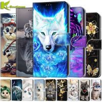 【LZ】 Tiger Animal Painted Wallet Phone Case For Samsung Galaxy A51 A71 A21S A31 A41 A11 A30S A10 A30 A50 A40 A20E A 20S Case Cover