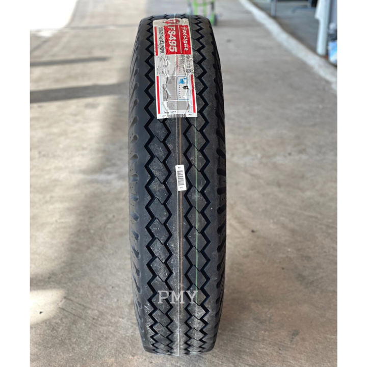 10-00-20-16pr-ยางรถบรรทุก-ยี่ห้อ-firestone-รุ่น-fs495-ดอกสร้อย-ล็อตผลิตปี22-ราคาต่อ1เส้น-รุ่นยอดนิยม-ทนทาน