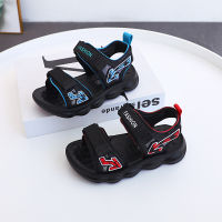 2023 Summer New 37-42 Size Big Childrens Shoes Childrens Sandals Velcro Boys Beach Shoes 7360