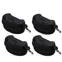 4 Pcs Winter Ski Snowboard Goggles Box Outdoor Windproof Case Sports Glasses Storage Holder Hard EVA Protection Case