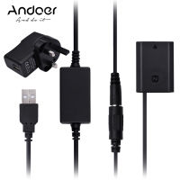 Andoer DR-FZ100 DC Coupler Dummy Battery Replace of NP-FZ100 Battery with USB DC Converter Power Cable Wall Plug Compatible with Sony A9 A7R3 A7M3 A7S3 A7III A7R4 A7M4 A6600 Cameras