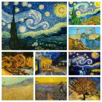 Full Diamond Picture Mosaic Famous Painting Van Gogh Wall Art Cross Embroidery Beads Kit Rhinestone Puzzle Needlework Home Decor