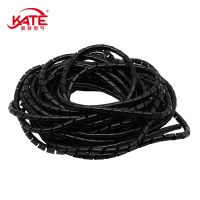 Winding Sleeve Length 1.7m-18m Width 4mm-30mm Spiral PE Pipe Computer Data Cable Anti Bite Binding Hose Cable Protective Sleeve
