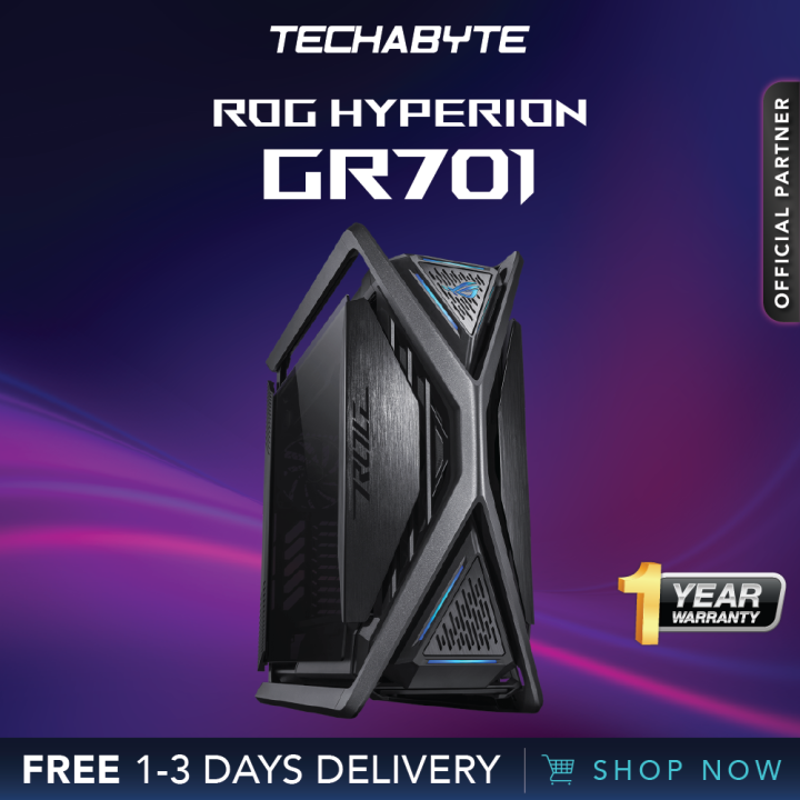 ASUS ROG Hyperion GR701 | E-ATX | Mid Tower Gaming Case - Black ...