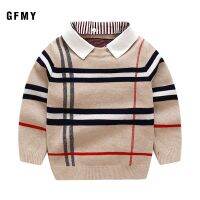 [Childrens clothing] 2020 GFMY ใหม่สเวตเตอร์เด็กผู้ชายข้อมือยืดหยุ่นลายทาง2-10year ฤดูใบไม้ผลิเสื้อคลุมแฟชั่นเด็ก