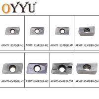 OYYU เครื่องกลึง 10pcs เครื่องมือกลึง APMT APMT160420-GW APMT1135PDER APMT1604PDER H2 XM M2 QM OY880A CNC มิลลิ่งคาร์ไบด์แทรกเครื่องตัด