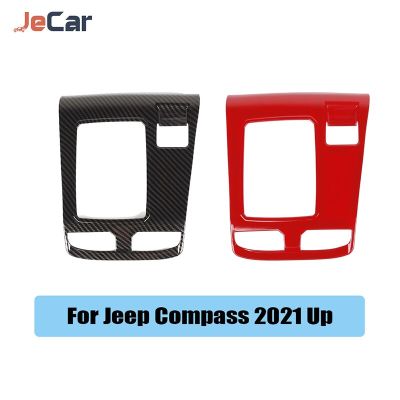 Jecar Stickers For Jeep Compass 2021 2022 Car Gear Panel Protective Cover  Frame Trim Decoration Interior Accessories