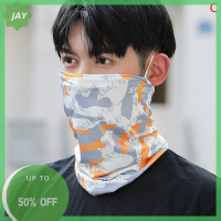 ?【Lowest price】Jay ผ้าพันคอสำหรับปีนเขาพิมพ์ลายครึ่งหน้าผ้าพันหัวสำหรับใส่ปั่นจักรยานผ้าพันหัวสำหรับผู้ชายและผู้หญิง