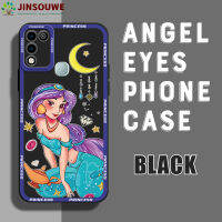 Jinsouwe เคสโทรศัพท์สำหรับ Infinix เคส Hot10Pplay 10 Play /X688C สำหรับเด็กหญิงเด็กชายเคสการ์ตูนเจ้าหญิงยางนุ่มฝาหลัง