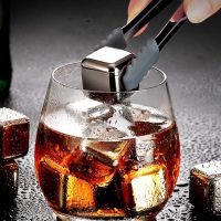 【CW】 Cubes Beer Wine Reusable Chilling Stones for Whiskey Keep Drink Cold Longer Bar Accessories