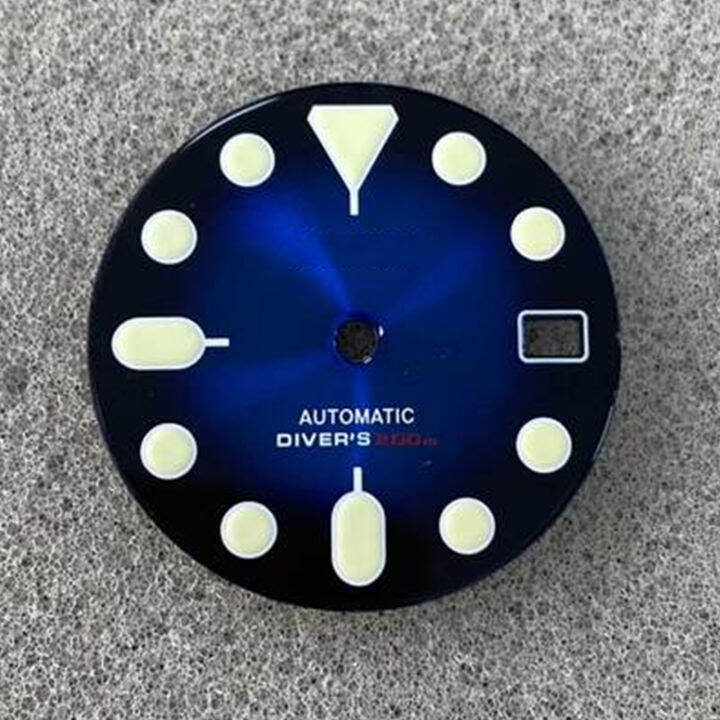 Super Green Luminous Watch Dial 28.5MM Single Calendar Watch Dial for