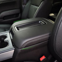 รถ PU หนัง W ฟองน้ำ Center Control Armrest Pad สำหรับ Chevrolet Chevy Silverado GMC Sierra 2014 2015 2016 2017 2018