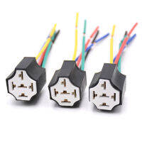 [Nicoles] ตัวยึดรีเลย์รถยนต์เซรามิก, 5 pins Auto RELAY SOCKET 5 PIN RELAY CONNECTOR ปลั๊กเซรามิครีเลย์ยึดที่นั่งรีเลย์สูงพร้อมหมุด