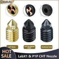 ☁◄㍿ High Flow Upgraded CHT High Flow Hardened Steel 3-Hole Nozzle High Temperature of 500 ℃ Compatible with Bambu Lab X1 Carbon