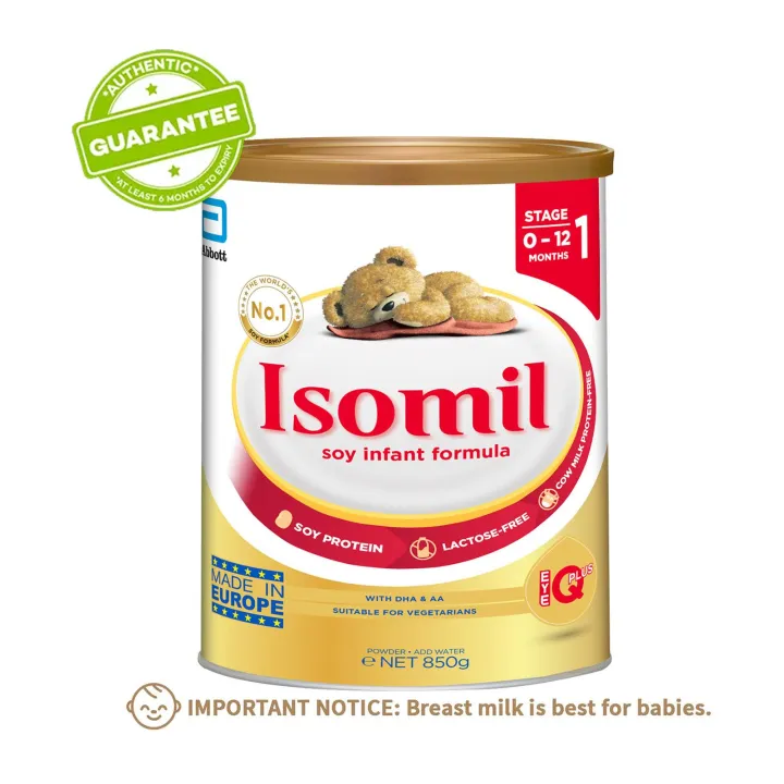 Isomil ® Stage 1 Soy Growing-Up Formula 850g (0-12 months)