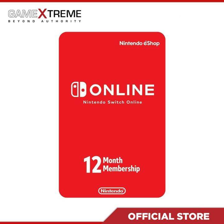 Nintendo 12 Months Physical Card Lazada PH