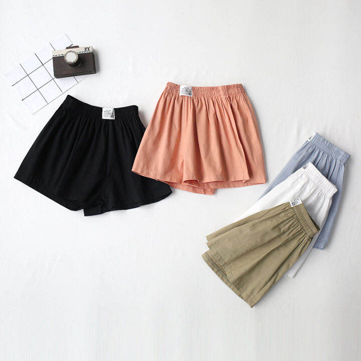 girls-sports-pants-thin-casual-shorts-wear-2022-summer-soild-bottoms-clothes-elastic-pants-childrens-korean-loose-wide-leg-wear