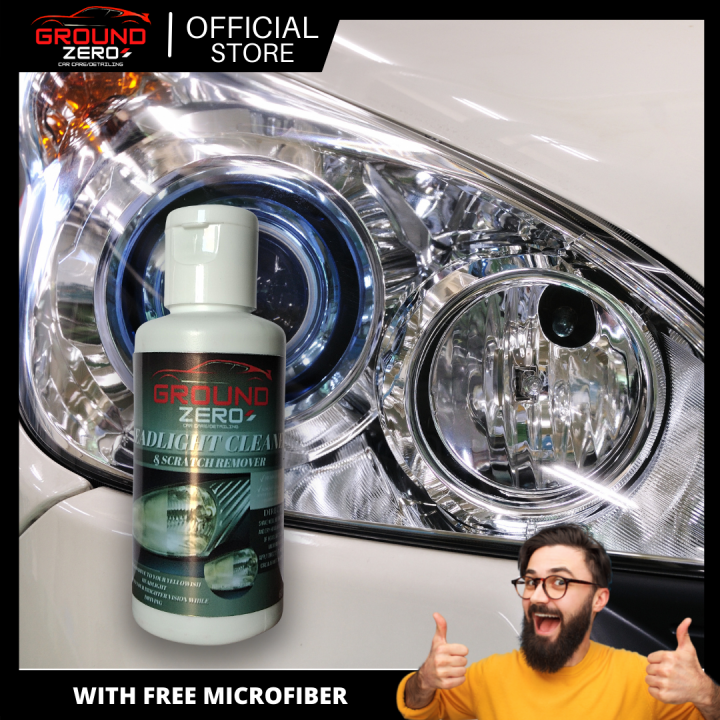Ground Zero Car Care Headlight Cleaner and Scratch remover 60ML
