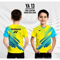 （Contact customer service to customize for you）Yonex Jersey Kids Badminton T-Shirt（Childrens Adult Sizes）