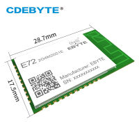 โมดูลไร้สาย CC2652P ZigBee Bluetooth 2.4GHz 20dBm SOC ebyte ตัวรับส่งสัญญาณ E72-2G4M20S1E และตัวรับสัญญาณ pcbipx เสาอากาศ