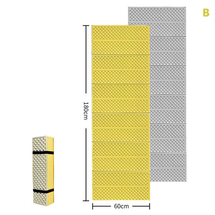 kuvn-เสื่อโฟมพับได้พกพาสะดวกขนาดกะทัดรัดสำหรับการตั้งแคมป์เสื่อที่นอนเต็นท์สำหรับตั้งแคมป์เสื่อนอนแผ่นรองนอน