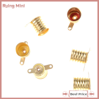 Ruing 5ชิ้นชุด E10ตรงไฟสีทองแดงฐานสกรูหลอดไฟขั้วหลอดไฟเต้ารับ PCB