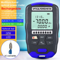 COMPTYCO Mini Optical Power Meter AUA-D7/D5/DC7/DC5 OPM Fiber Optical Cable Tester -70dBm ~ + 10dBm SC/FC/ST Universal เชื่อมต่อ