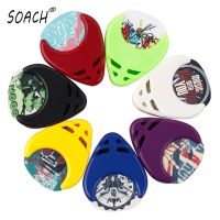 SOACH Brand ukulele Guitar picks 10pcs guitar paddle paddle case Guitar Parts amp; Accessories A variety of patterns sweep-dial