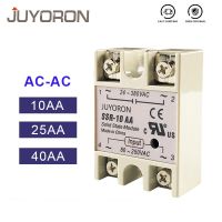 SSR-10AA 25AA 40AA Solid State Relay 10A 25A 40A Module Input 70-280VAC Output 24-380V AC Relay Converter for heat sink I-50 Electrical Circuitry Part