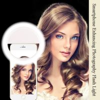 Selfie Ring Mobile Phone Clip Lens Light Lamp Led Bulbs Emergency Dry AAA Battery for Photo Camera Well Smartphone Beauty Will