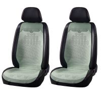 Suede Fur Car Seat Cushion Half-Pack of Universal Heating and Ventilating Car Seat Cushion for All Seasons