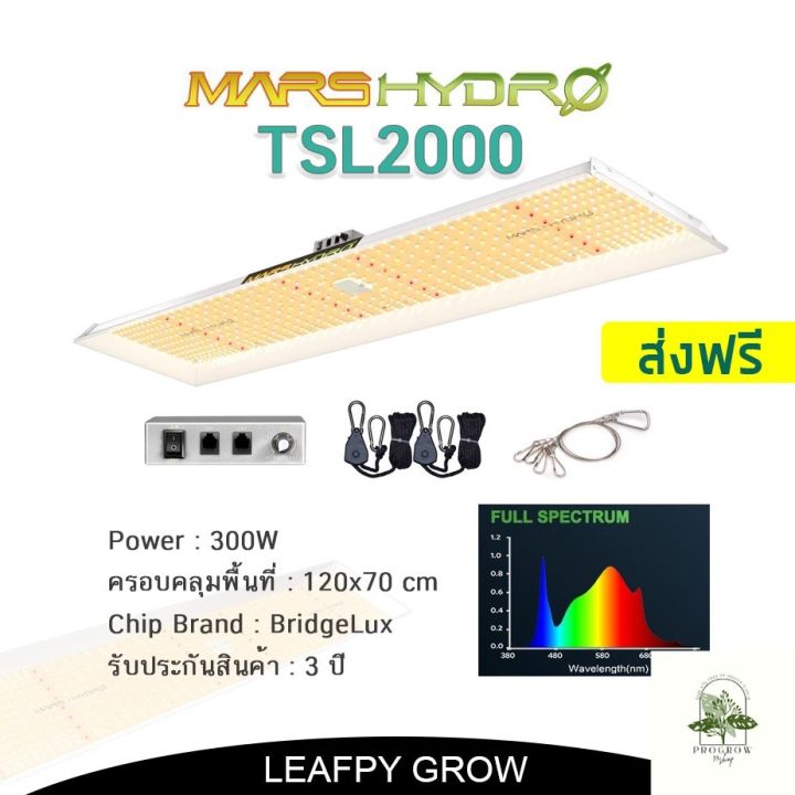 ready-stock-ส่งฟรี-mars-hydro-tsl2000-300w-ไฟปลูกต้นไม้-led-full-spectrum-รุ่นยาวมีบริการเก็บเงินปลายทาง