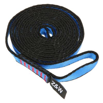 23KN Flat Strap 16mm 60cm/120cm/150cm Rope Runner Webbing Sling Belt for Mountaineering Climbing Caving Rappelling Rescue
