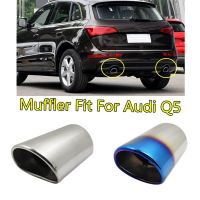 ❁✜ WL 2pcs Stainless Steel Muffler Car Exhaust System Pipe Tip For Audi Q5 V70 Mazda 3 Honda- Accords Tail Throat Auto Accessories