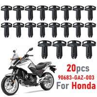 20PCS For Honda Nc 700k Princess Joy 100 Jiaying 125 90683-gaz-003 Motorcycle Scooter Plastic Screw Push Rivets Trim Clip