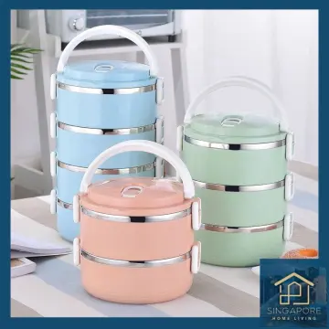 Stackable Stainless Steel Thermal Food Container Bento Lunch Box - China Lunch  Box and Bento Box price