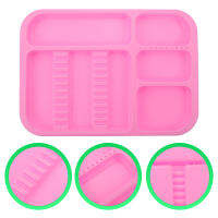 ETEREAUTY Trays เครื่องมือพลาสติกเครื่องมือทันตกรรมตั้งค่าถาดใส่ทันตแพทย์