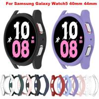 กลวงพีซีเคสปกคลุมสำหรับ Samsung Galaxy Watch 5 Watch5 44มิลลิเมตร40มิลลิเมตรนาฬิกากรณีเปลี่ยนเชลล์กันชน