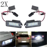 2x LED License Plate Light Number Lamp For VW GOLF MK4 MK5 Seat polo Eos Passats LED Strip Light Bar LED Turn Signal Lighs