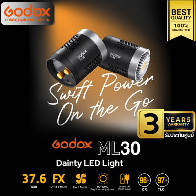 Godox LED ML30 37.6W 5600K CRI96 TLCI97 - รับประกันศูนย์ Godox Thailand 3ปี