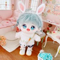 [COD] all-match white radish sweater 20cm suit baby clothes star doll dress up