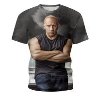 2021 New Fashion Men T-shirt Fast and Furious 3D Printed T Shirt Unisex Summer Casual Round Neck Hip Hop Short Sleeve Cool Tops