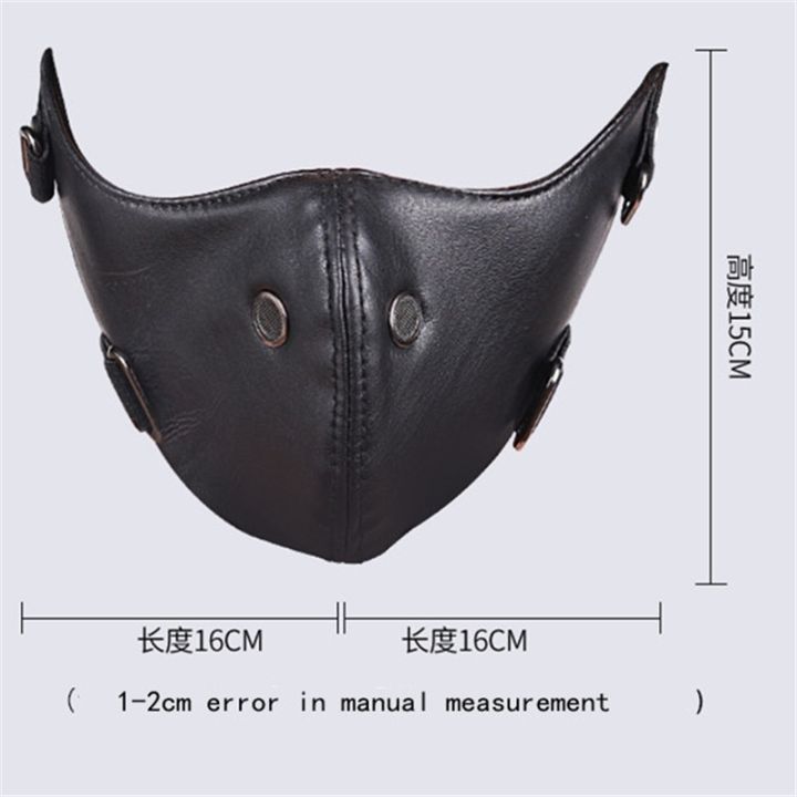 pu-leather-mask-motorcycle-biker-half-face-mask-anti-dust-anti-pollution-men-39-s-and-women-39-s-riding