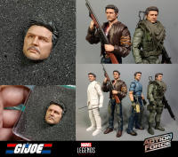 pedro pascal head 1/12  the last of us for Marvel legends, G.i.joe,  Valaberse ,Nota