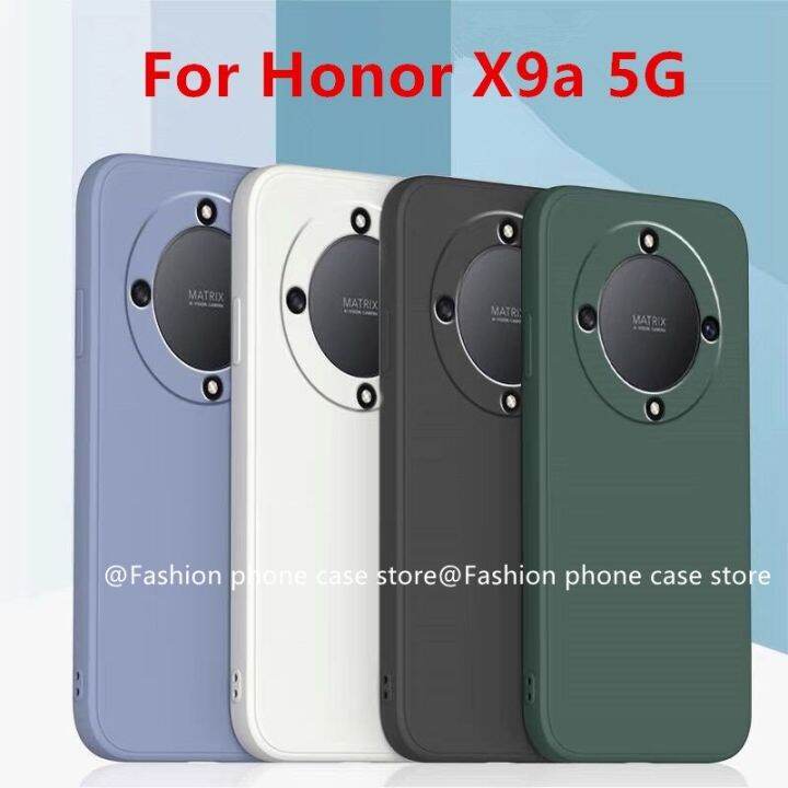 Soft Casing Honor X9a 5g New Upgrade Straight Edge Liquid Silicone